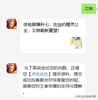 王者荣耀新英雄艾琳介绍视频_王者荣耀新版艾琳_王者荣耀新英雄艾琳
